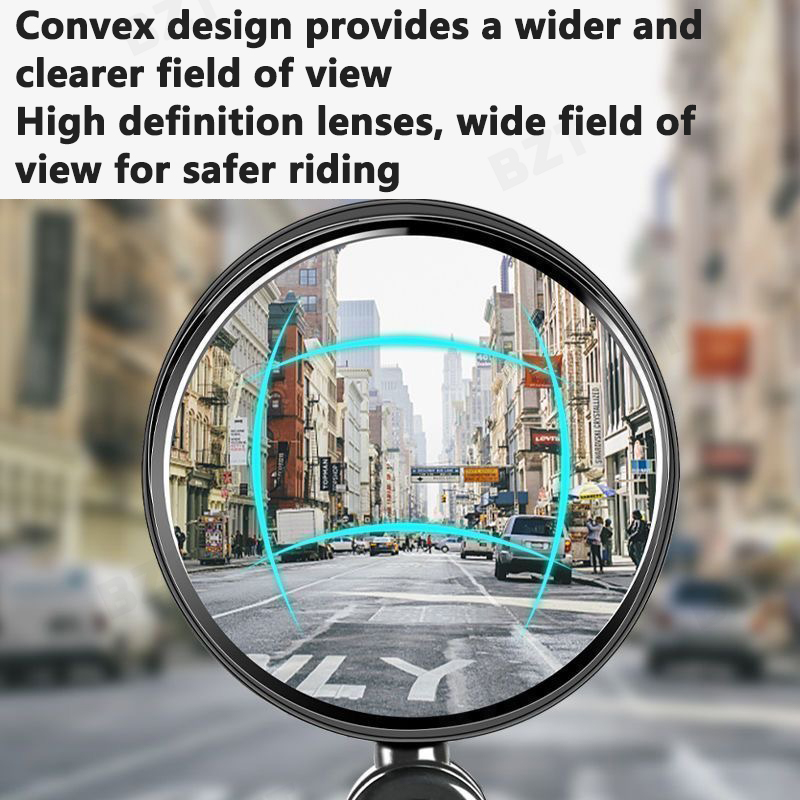 Mirror Handlebar Convex - Universal Handlebars Rearview Mirrors for Bicycle