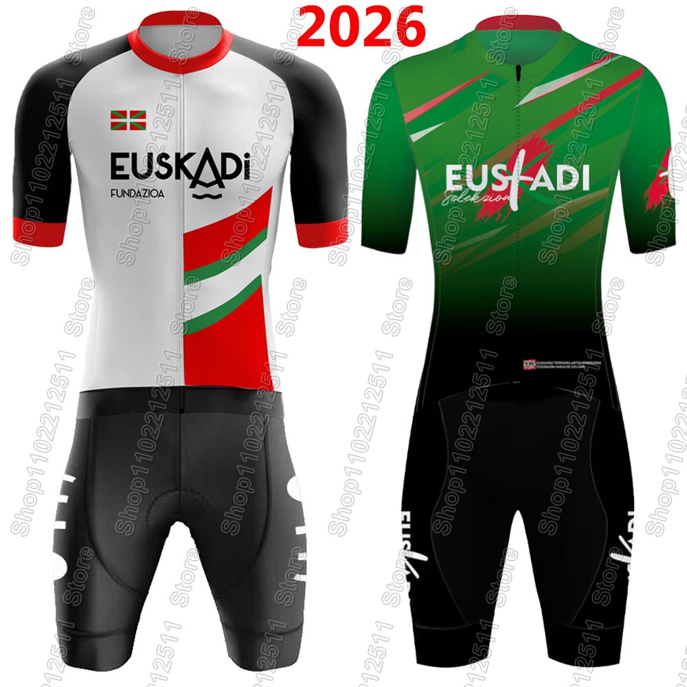 Cycling Commuter Shorts - Euskadi Team Cycling Jersey 2026 Set