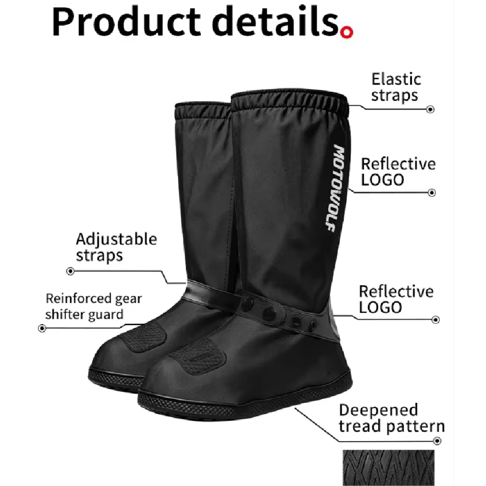 Outdoor commuting Tube Rain Sh - огляд і ціна Cycling Shoes For Commute