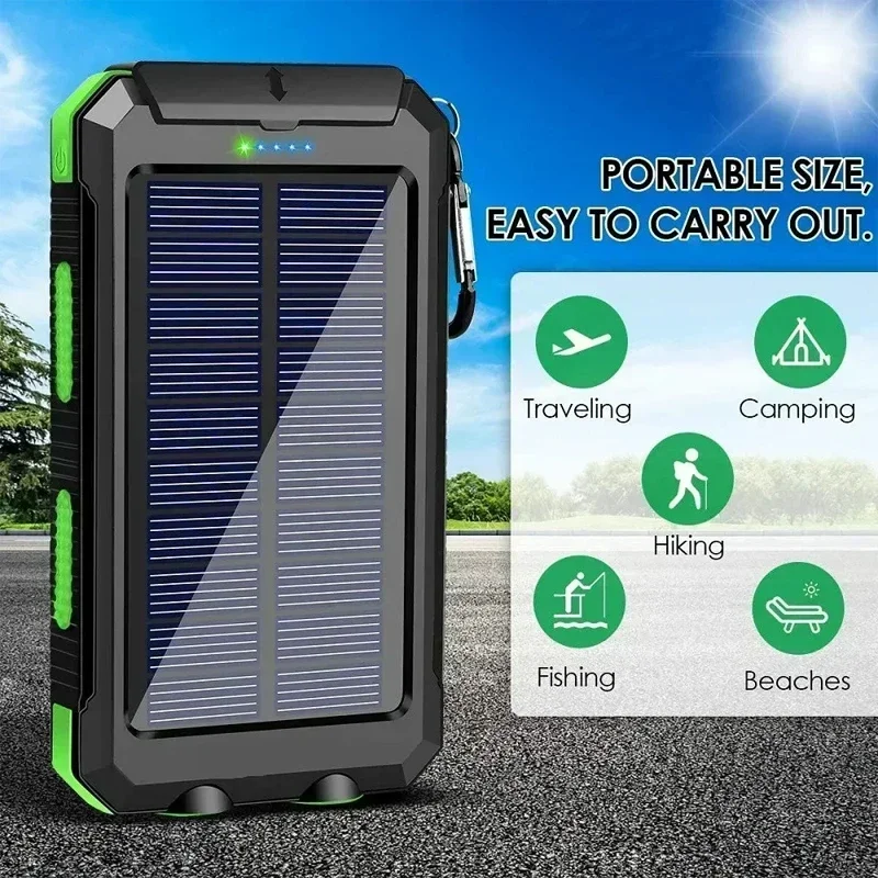 Lenovo 50000mAh Solar Power Ba - огляд і ціна Usb Charger Dynamo