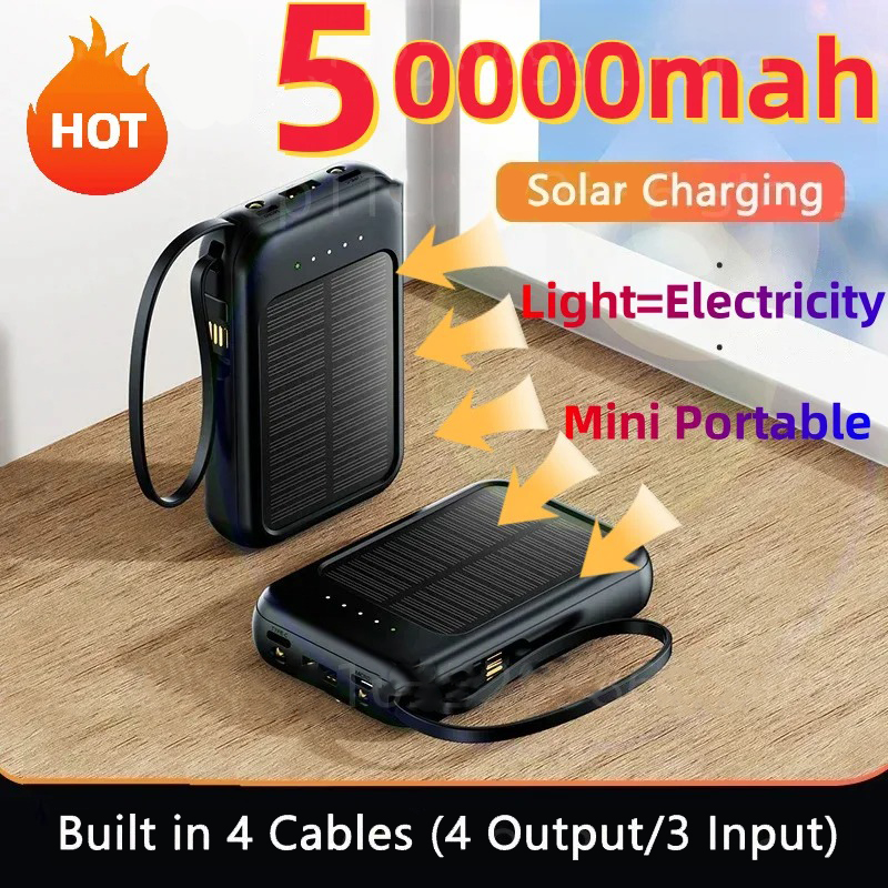 Power bank 50000mah Solar Powe - огляд і ціна Usb Charger Dynamo