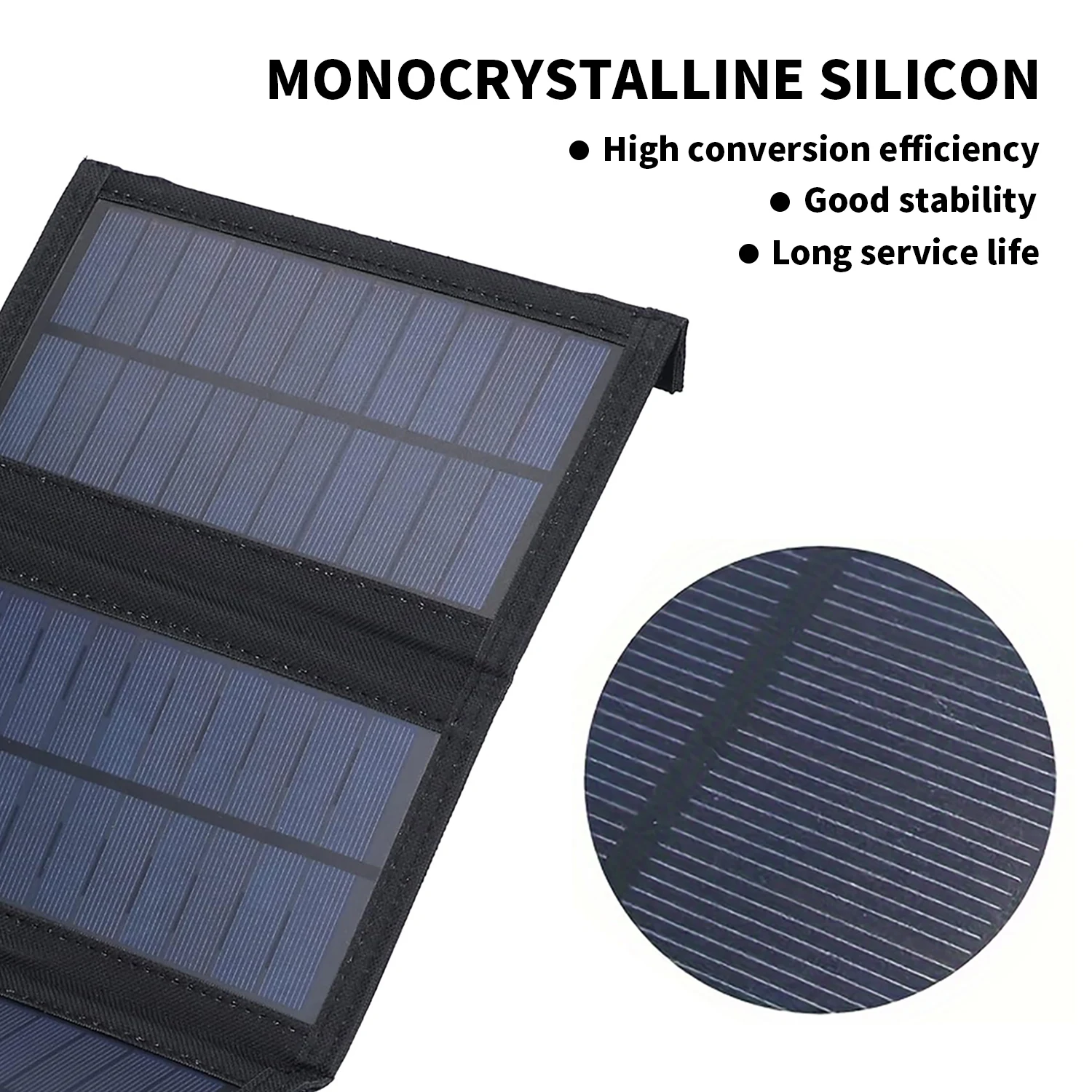 Foldable Solar Panel 20W 50W 6 - огляд і ціна Usb Charger Dynamo