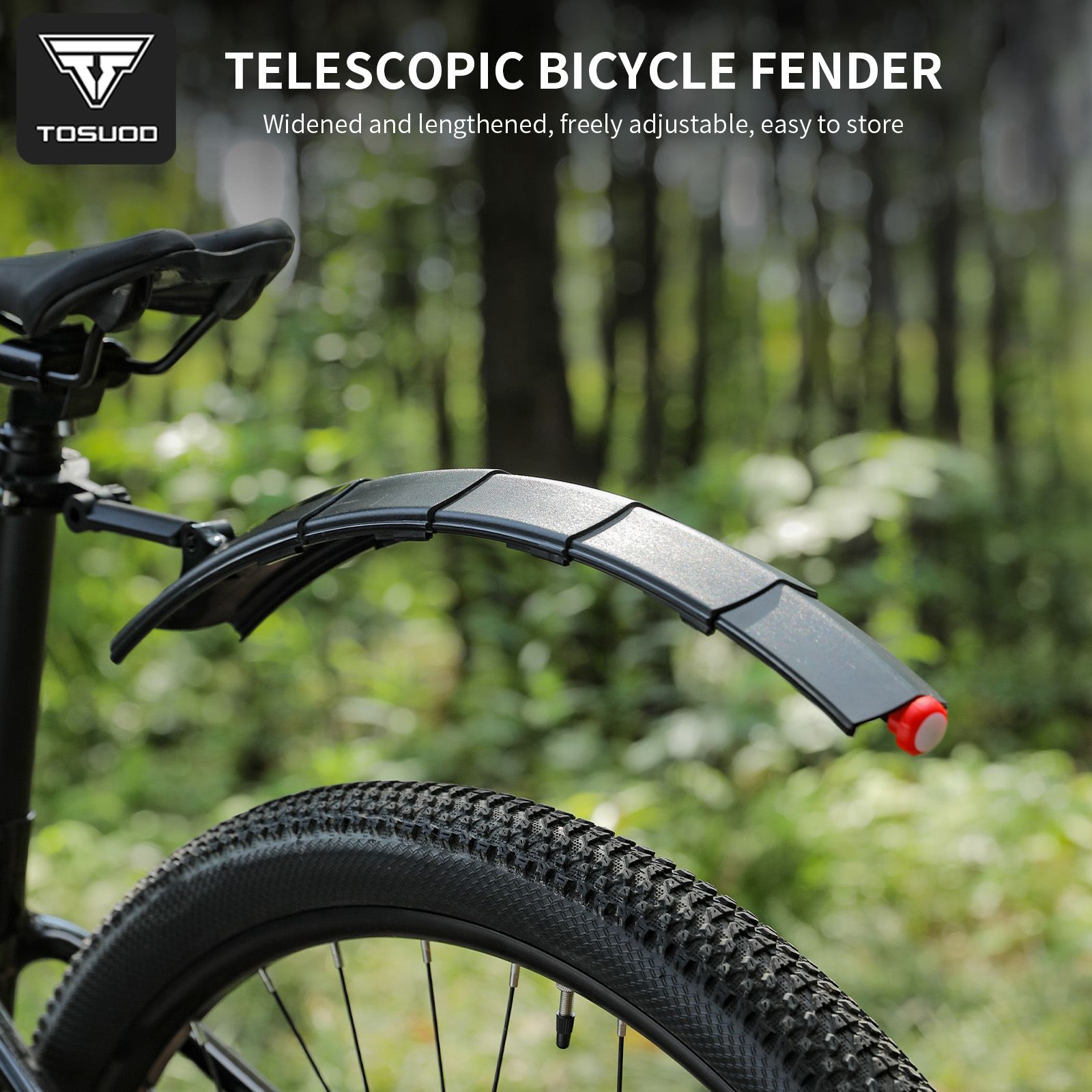 TOSUOD Adjustable Length Bike  - огляд і ціна Fender Mudguard Set