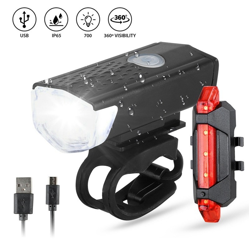 Bike Bicycle Light USB LED Rec - огляд і ціна Bike Light Front Rear