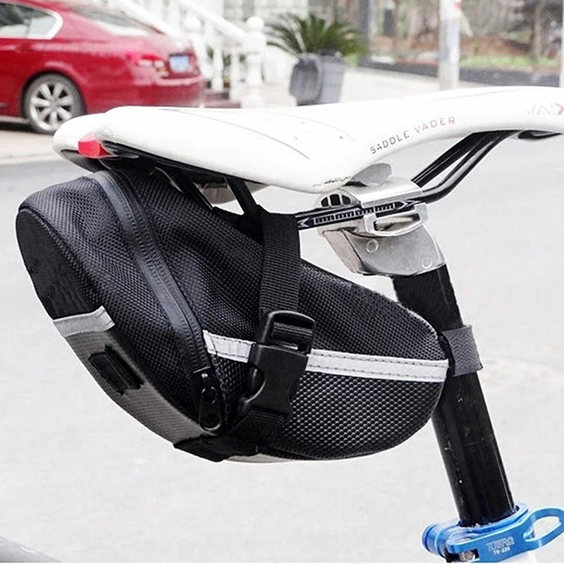 Reflective Strip Bike Saddle U - огляд і ціна Saddle Bag Under Seat