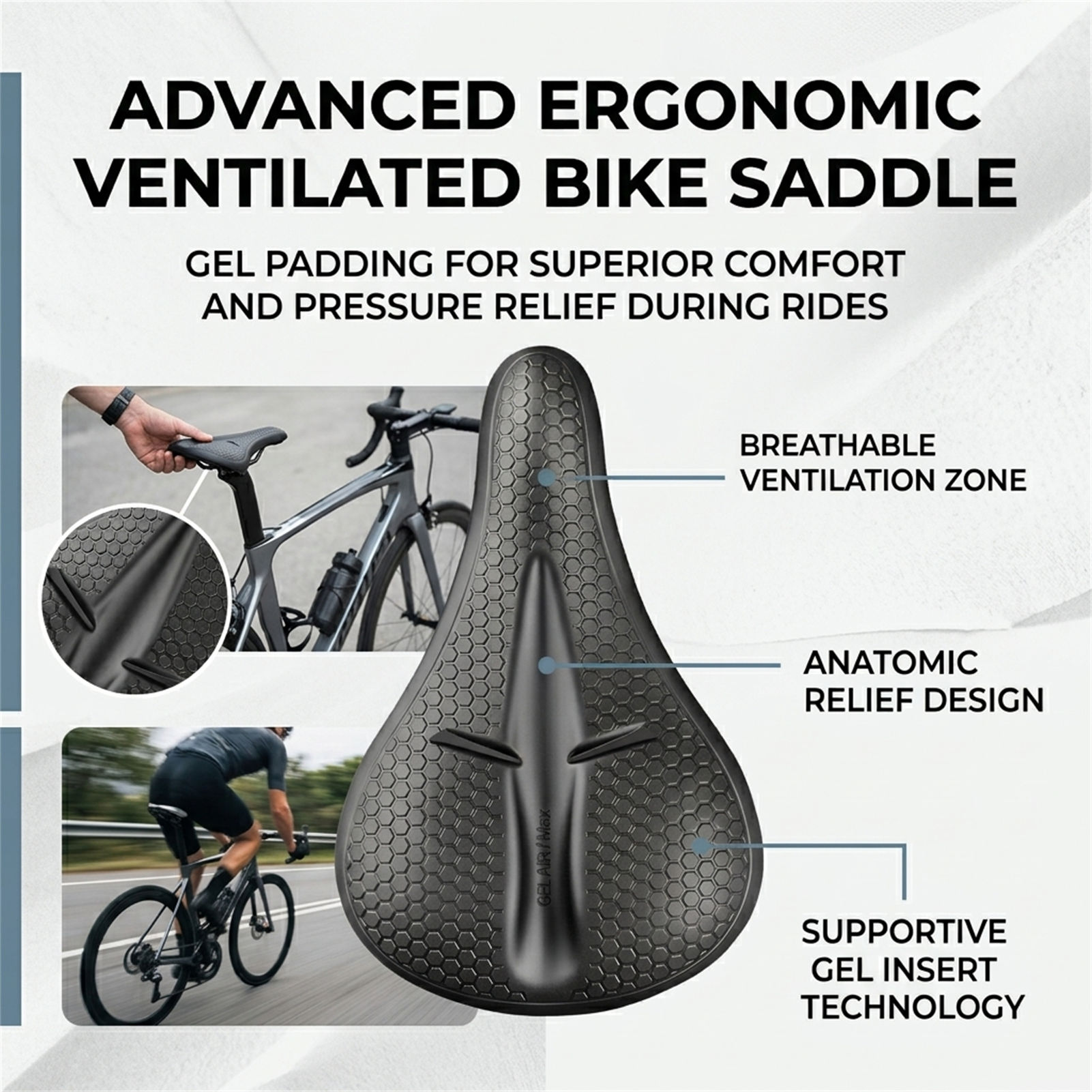 Silicone Bicycle Seat Cover Th - огляд і ціна Cycling Commute