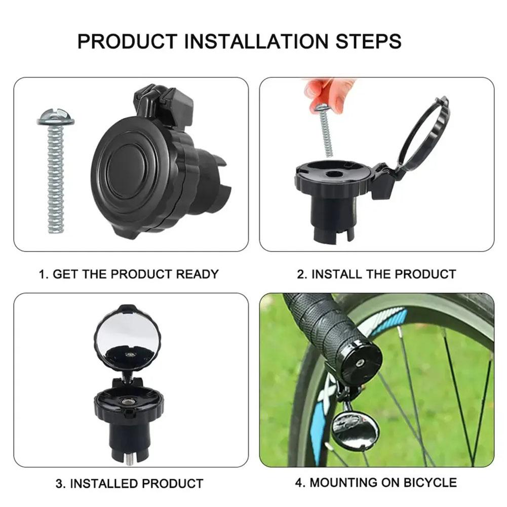 Bicycle Mini Handlebar Rearvie - огляд і ціна Mirror Handlebar Convex