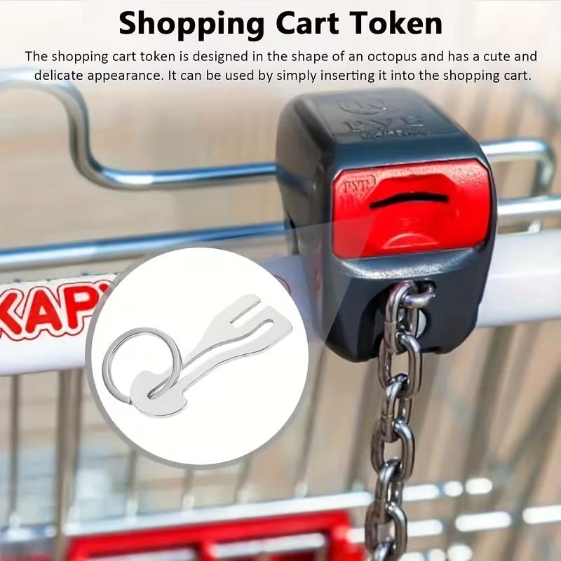 2pcs Reusable Shopping Cart To - огляд і ціна Chain Lock Combination