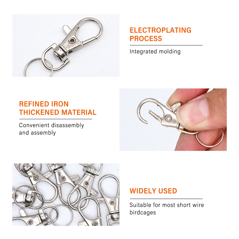 10Pcs Cage Accessories Door Bu - огляд і ціна Chain Lock Combination