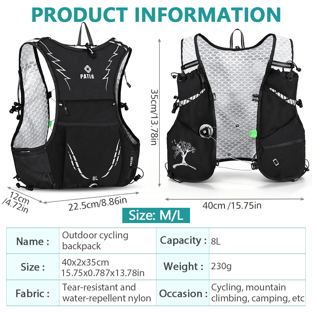 NEWBOLER 8L Outdoor Trail Runn - огляд і ціна Cycling Commute Backpack