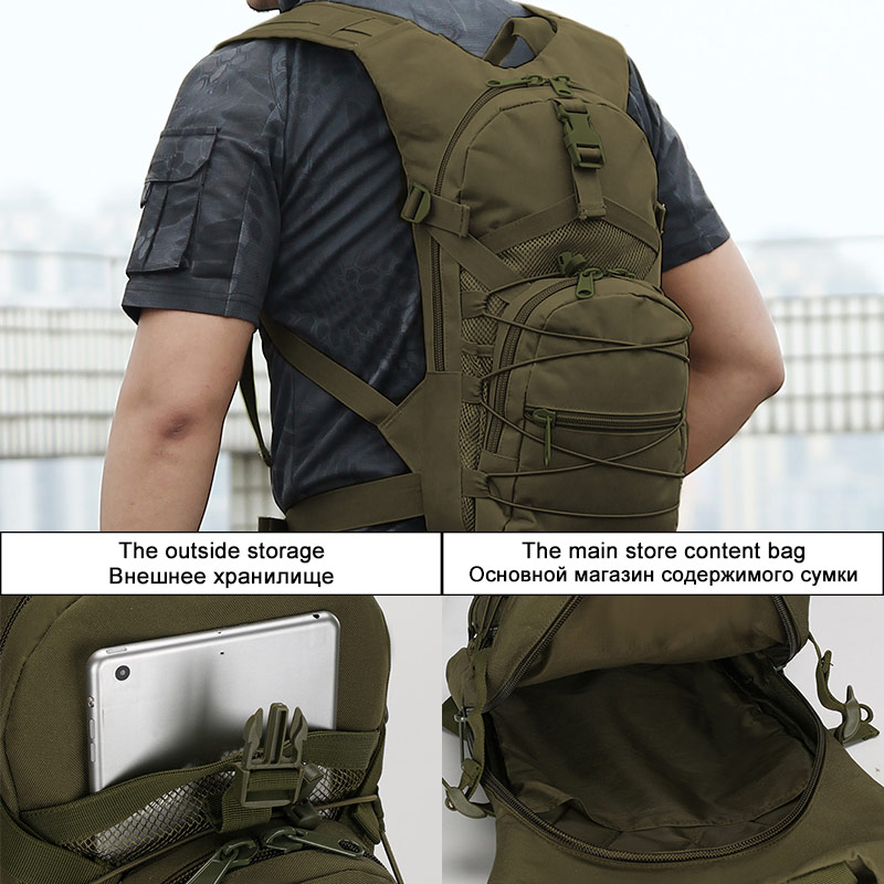 15L Molle Tactical Backpack 80 - огляд і ціна Cycling Commute Backpack