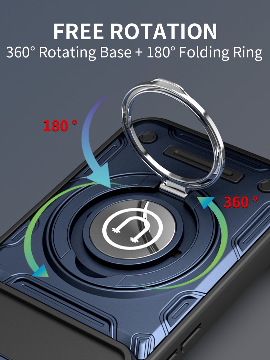 Magnetic Car Mount 360° Ring K - огляд і ціна Kickstand Adjustable