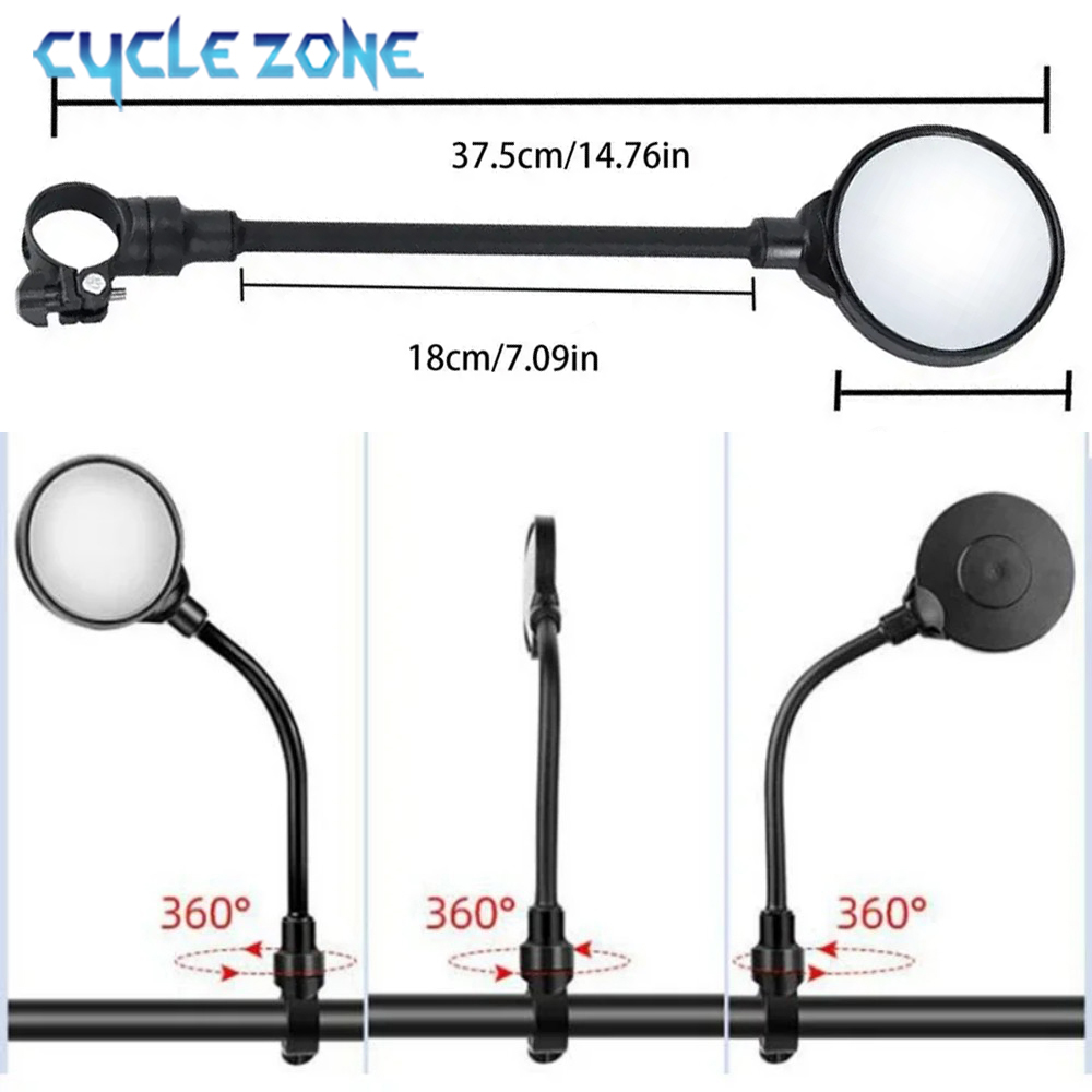 Bicycle Mirror Bike Handlebar  - огляд і ціна Mirror Handlebar Convex